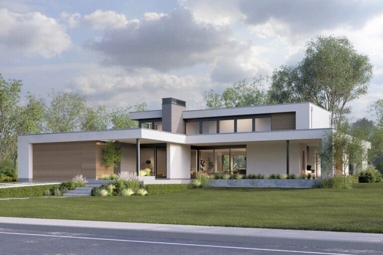 4-Bedroom 2-Story Modern Farmhouse with Expansive Covered Patio (Floor Plan)