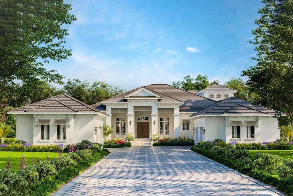 6-Bedroom 2-Story Florida Home with Indoor Outdoor Lifestyles (Floor Plan)