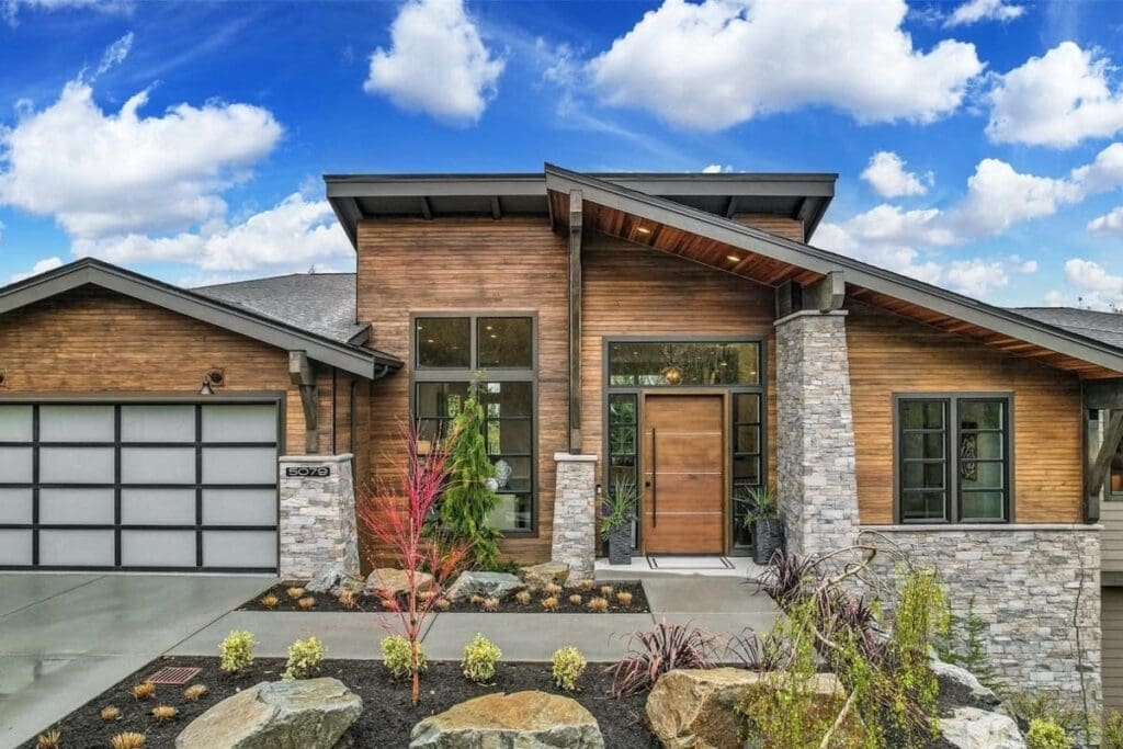 5-Bedroom 3-Story Mountain Modern Home with Mid-level Rec Room (Floor Plan)