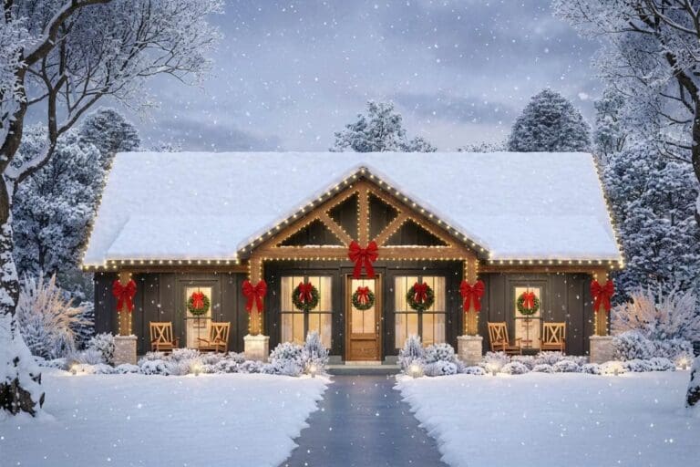 Charming 3-Bed 1-Story Farmhouse with Side-Entry Carport (Floor Plan)