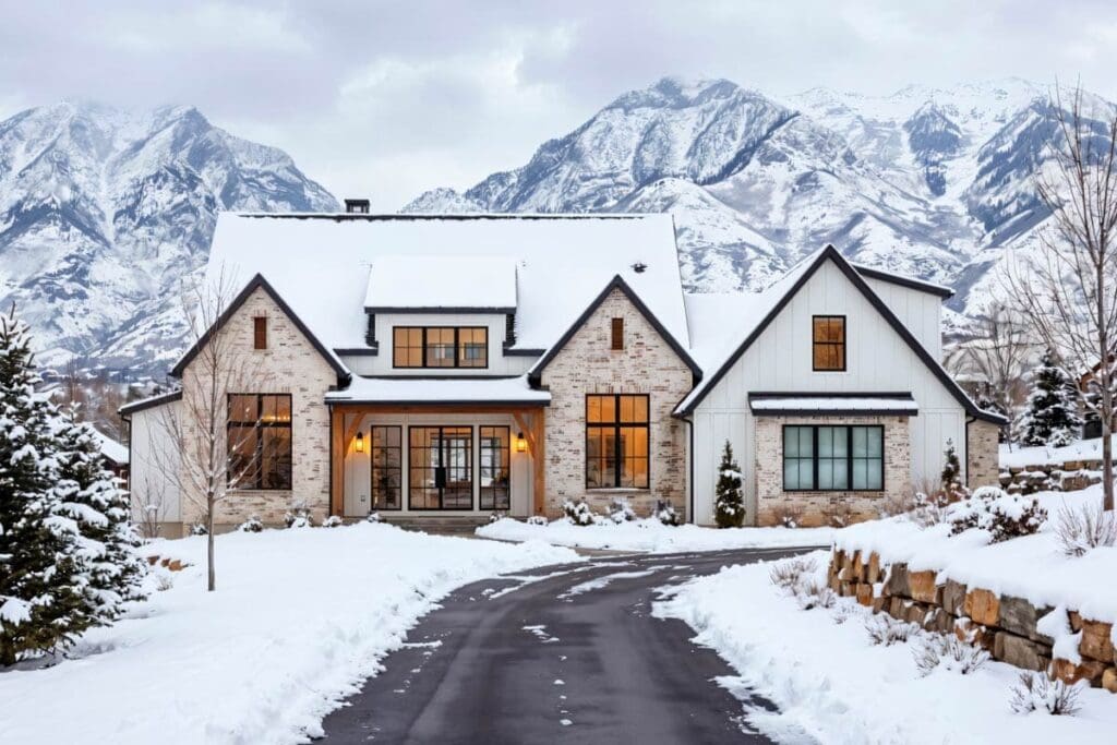 4-Bedroom Single-Story Modern Farmhouse with Spacious Bonus Room and Wraparound Porches (Floor Plan)