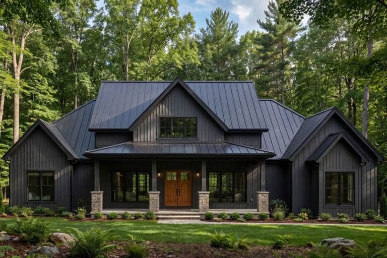 4-Bedroom 1-Story Modern Farmhouse with Split Bedrooms and Bonus Room (Floor Plan)