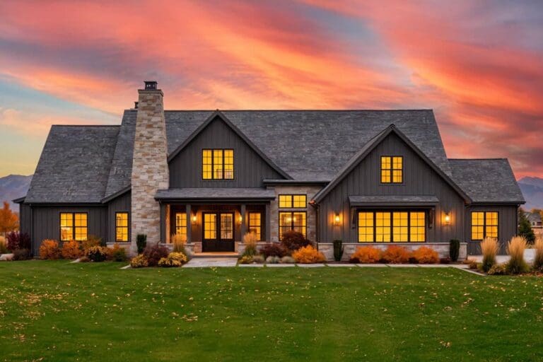 Luxurious 4-Bedroom 1-Story Modern Farmhouse with Spacious 3-Car Garage (Floor Plan)